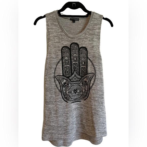 Hamsa Hand Sleeveless Shirt - Picture 1 of 3